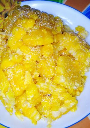 รูปของ ข้าวโพดหวานเย็นเคล้าเนยน้ำตาล