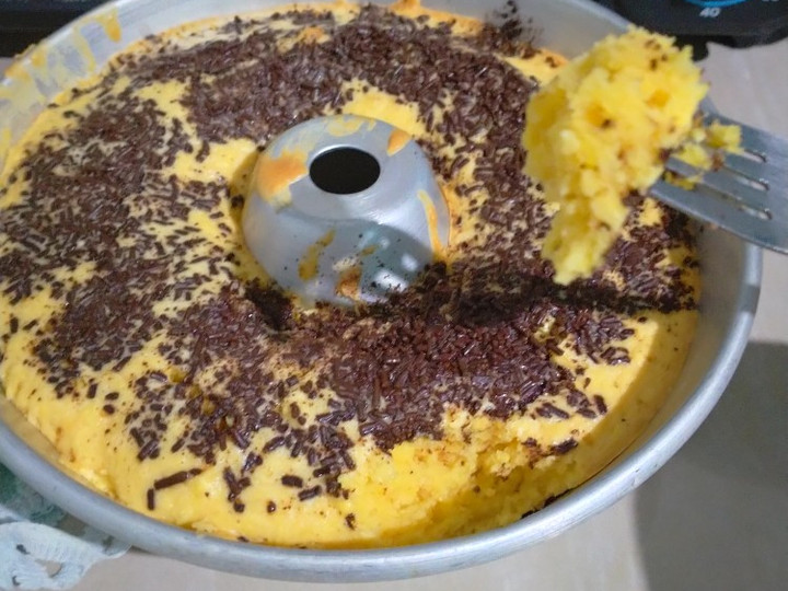 Cara Gampang Menyiapkan Bolu ubi kayu Anti Gagal