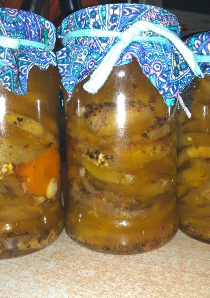 Una foto de Berenjenas al escabeche