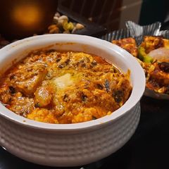 A picture of Panner Tikka butter masala.