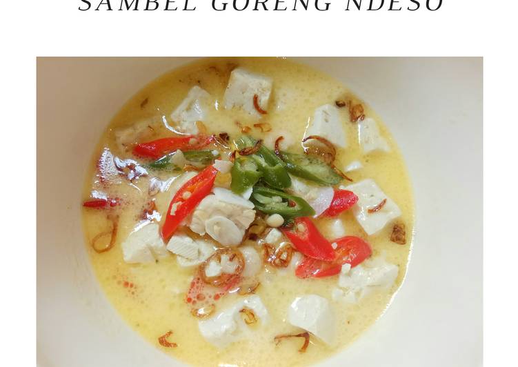 Sambel Goreng Ndeso (Jangan Lombok Ijo)