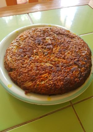 Una foto de Tortilla de Zanahoria