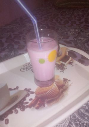 A picture of Sharbati milk.