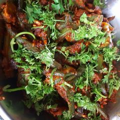Rajasthani Besan Bhindi A picture of Rajasthani Besan Bhindi.