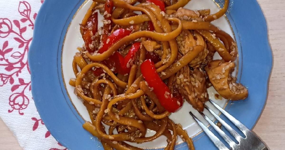 Удон С Курицей Рецепт С Фото