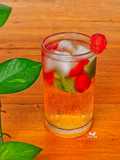 Orange Strawberry Mojito