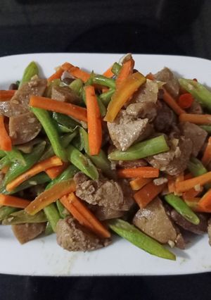 Foto resep Tumis Ati Bakso Sayuran