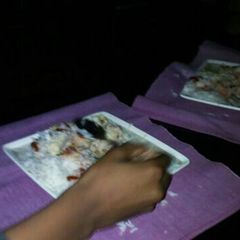 A picture of Rice and fish.