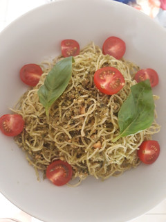 Foto resep Cashew Basil Pesto Pasta
