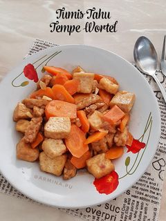 Foto resep Tumis Tahu Tempe Wortel