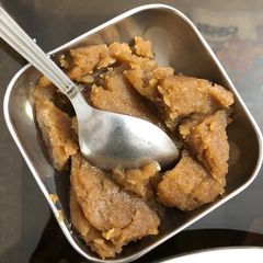 Aate ka halwa A picture of Aate ka halwa.