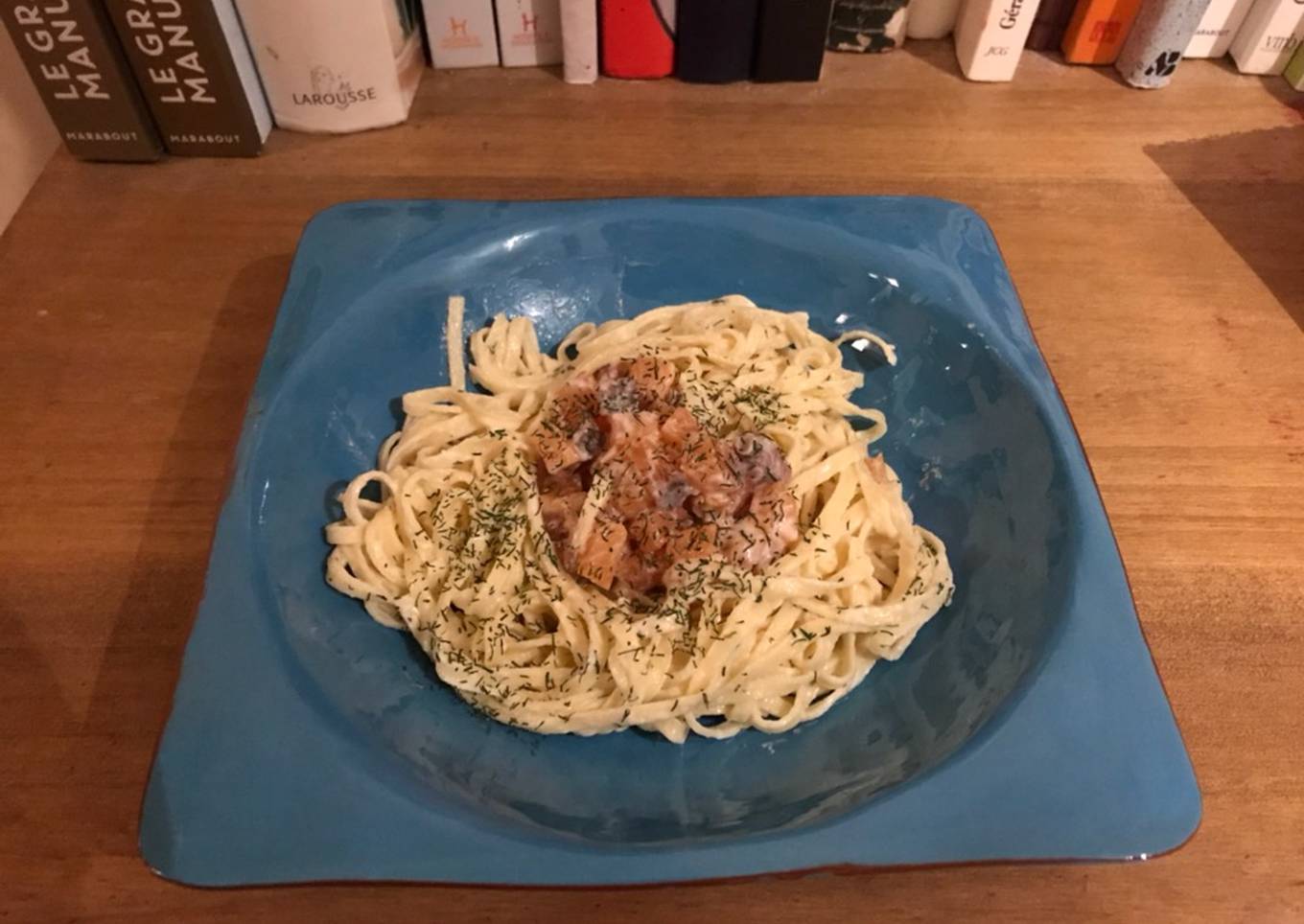 Fettuccini fraîches au saumon