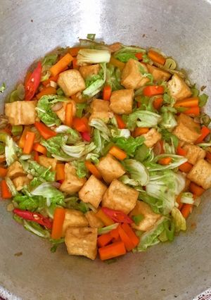 Foto resep Tumis Tahu Wortel Sawi Putih