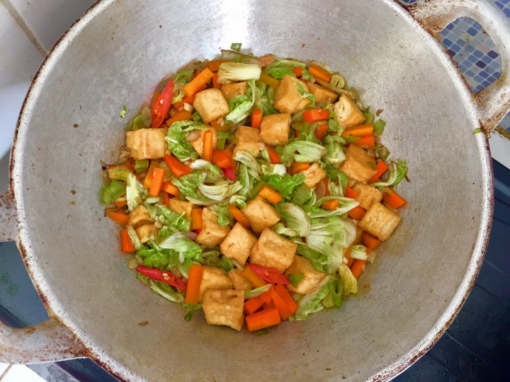 Cara Gampang Menyiapkan Resep Tumis Tahu Wortel Sawi Putih yang  Bikin Ketagihan Anti Ribet, Lezat Sekali