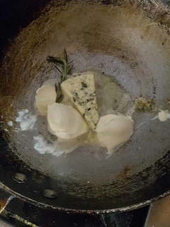 Una foto de Salsa queso azul