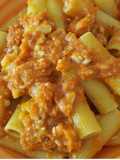 Rigatoni con pesto di zucca