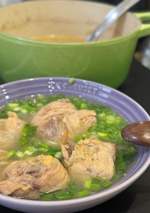 蔥雞湯 的食譜成品照片