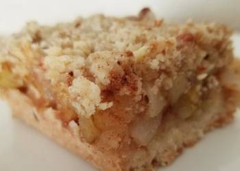 Ultimate, Prepare Almond pear shortbread bars Delicious Perfect