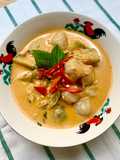 Red Curry with Fish Balls ❤️