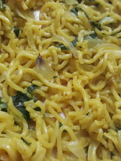 A picture of Scent leaves noddles.