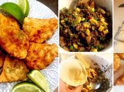 A picture of baked samosa