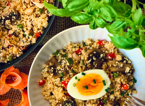 Foto de Couscous com legumes salteados