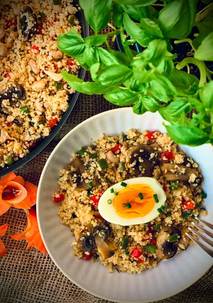 Foto de Couscous com legumes salteados