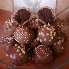 Microwave Brownie Truffles A picture of Microwave Brownie Truffles.