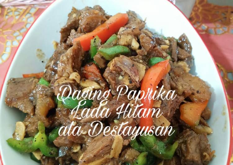 Daging Paprika Lada Hitam