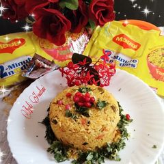 Maggi pulao A picture of Maggi pulao.
