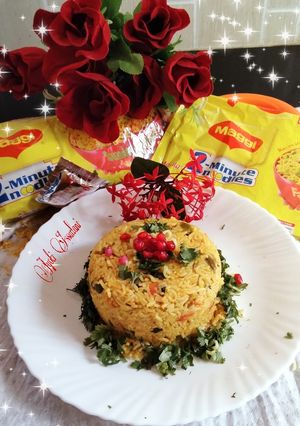 A picture of Maggi pulao.