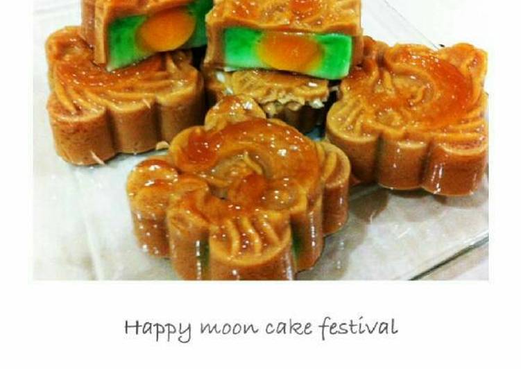 Pudding moon cake