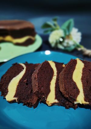 Foto resep Choco Cheese Butter Cake
