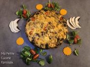 Une photo de omelette champignon