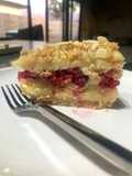 Torta caluga frambuesa y almendra