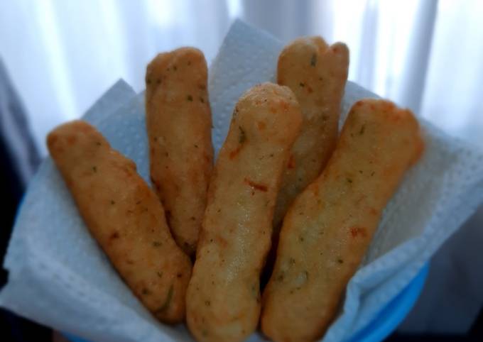 Resep Potato Cheese Stick (finger food for baby 12m+), Menggugah Selera