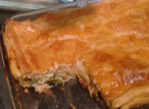 Foto principal de Pay de rajas de chile Poblano y queso Adobera del tianguis