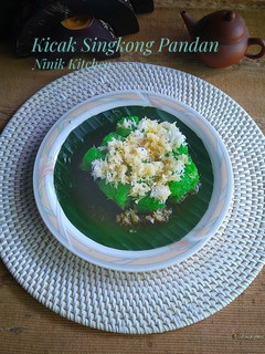Foto resep Kicak Singkong Pandan