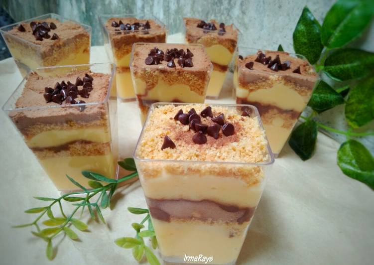 Puding Custard Milo