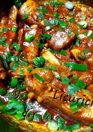 O poză a rețetei Coaste de porc în stil chinezesc.