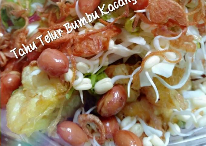 Resep Tahu Telur Bumbu Kacang Oleh Maritza Kitchen Cookpad