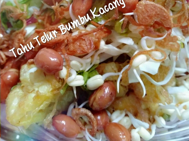 Cara Mudah Menyiapkan Resep Tahu Telur Bumbu Kacang yang Lezat Sekali Anti Ribet, Lezat Sekali