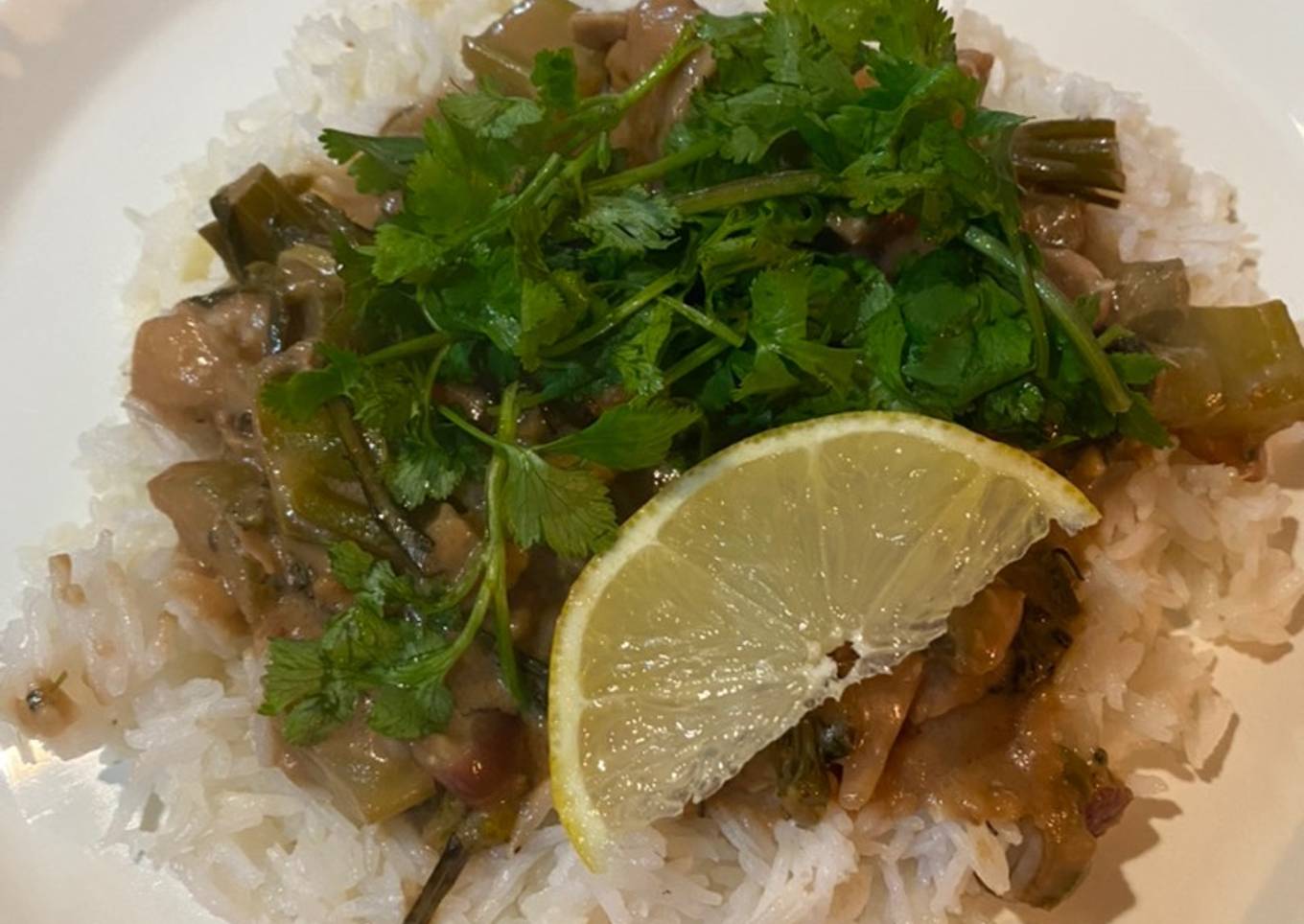 Coconut peanut butter chicken 🐓