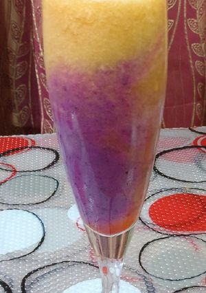 A picture of Fusion drink-jamun,khubni, orange.