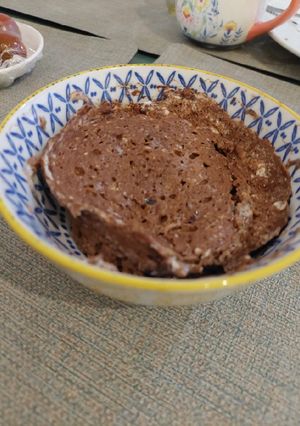 Una foto de Mug cake de chocolate protein keto