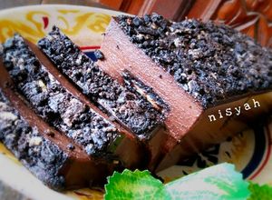 Foto resep Puding Brownies Oreo ~ Lembut, Lumer & Nyoklattt 😋🍮