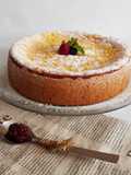 كيكة الجبن الالمانية.... German cheese cake 🎼🖤