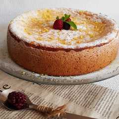 Una foto de كيكة الجبن الالمانية.... German cheese cake 🎼🖤