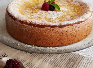 صورة لوصفة كيكة الجبن الالمانية.... German cheese cake 🎼🖤