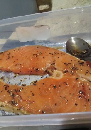 Foto resep Salmon Black Paper